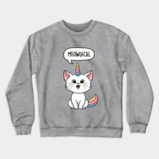 Meowgical Cat Crewneck Sweatshirt